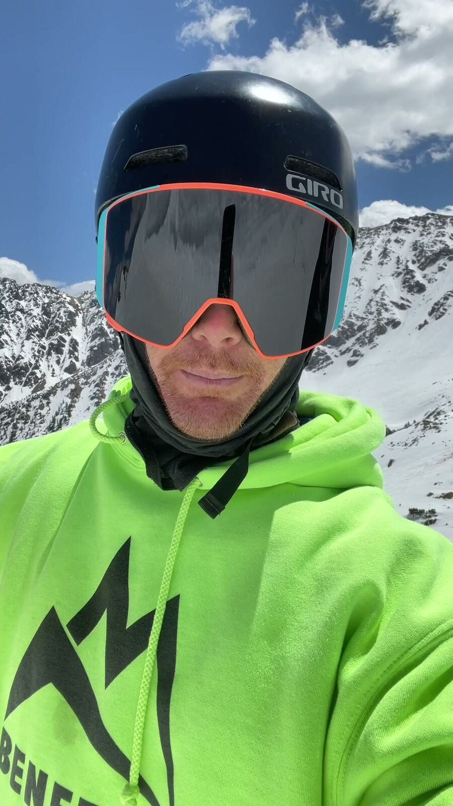 Tommie Bennett, head coach, on the mountain