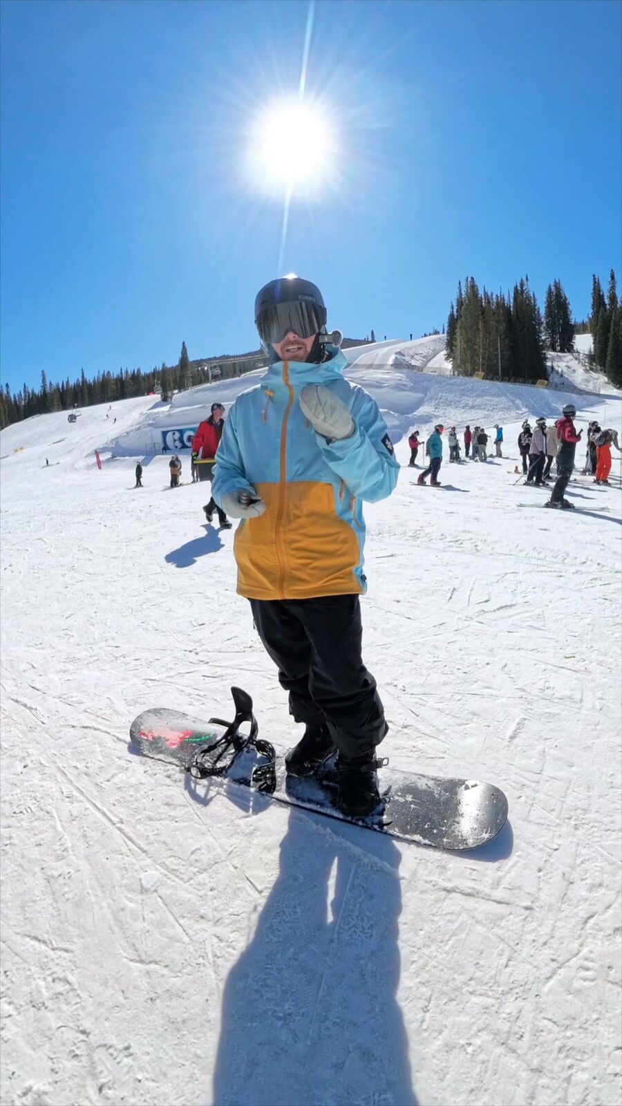 Camp riders at Mt. Hood